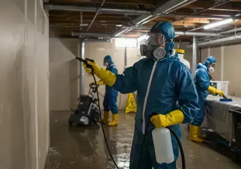 Basement Sanitization and Antimicrobial Treatment process in Durango, CO